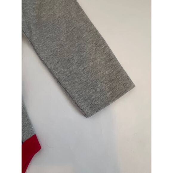 GERBER NFL TEAM APPAREL SAN FRANCISCO 49ERS 6-12 M LONG SLEEVE ONESIE GRAY RED - Picture 7 of 8